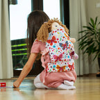 HappyVk Baby Doll Carrier Toy Doll Carrier Front Back for little girls Doll Accessories Butterfly