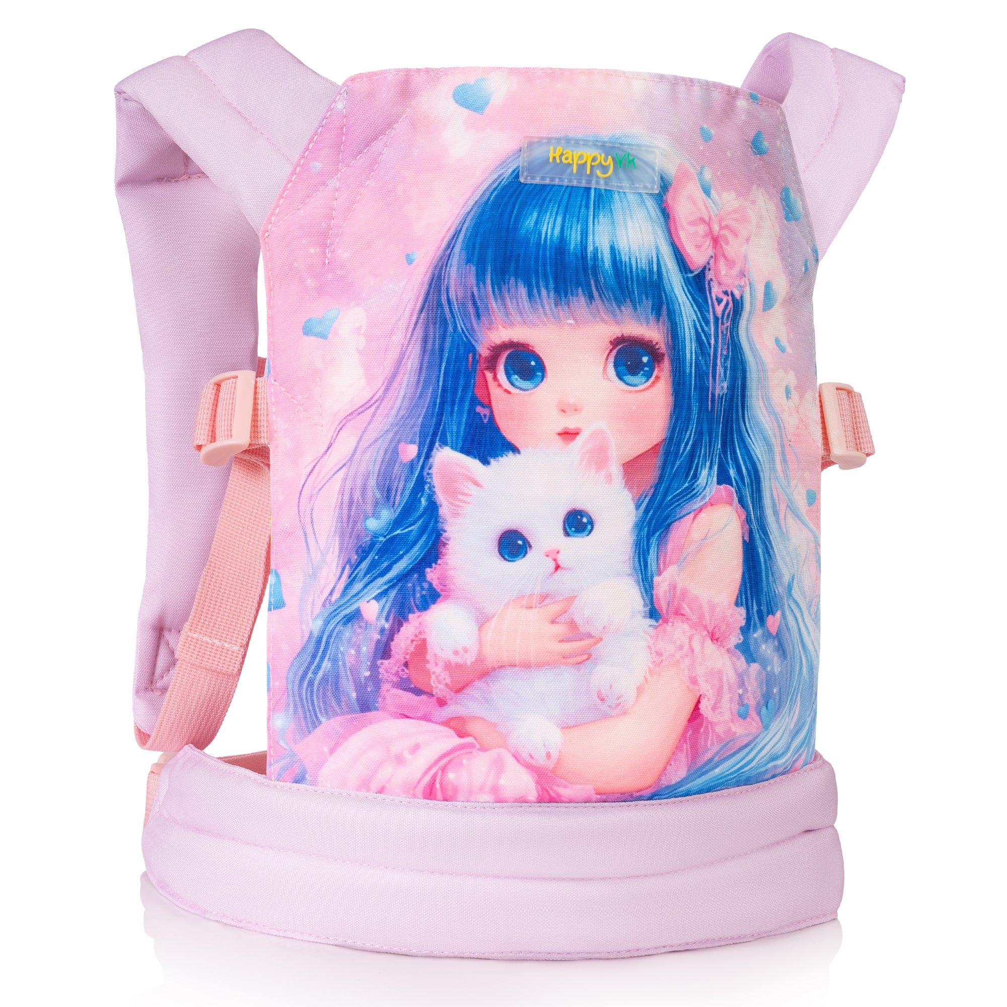HappyVk- Baby Doll Carrier-Reborn Baby Doll Accessories- Cute Cat Theme