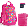 HappyVk- Packable Kids Backpack Luminous Unicorn 9L, 3-5 years old, Lightweight Toddler backpack, Foldable Kids Hiking Daypack with Rain Cover included