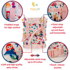 HappyVk Baby Doll Carrier for Reborn Kids Toy Play Carrier Doll Accessories Mermaid