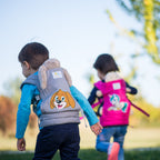 HappyVk - Baby Doll Carrier Unicorn Embroidery Front & Back Carry Positions Pretend Play Toy for Girls Ages 3+ Adjustable Straps & Cotton Canvas