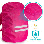 HappyVk- Packable Kids Backpack Luminous Unicorn 9L, 3-5 years old, Lightweight Toddler backpack, Foldable Kids Hiking Daypack with Rain Cover included