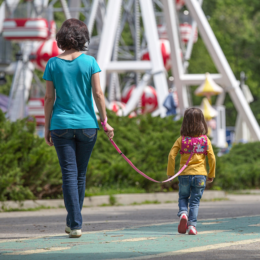 HappyVk-Toddler Leash-Baby Leash and Belt for Parents- Ages 1-4- Unicorn