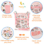 HappyVk -Baby Doll Carrier -Reborn Baby Doll Accessories -Vintage Flowers