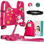 HappyVk-Toddler Leash-Baby Leash and Belt for Parents- Ages 1-4- Unicorn