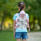 HappyVk -Baby Doll Carrier -Reborn Baby Doll Accessories -Vintage Flowers